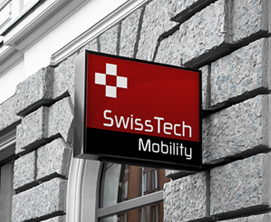 SwissTech Mobility sign